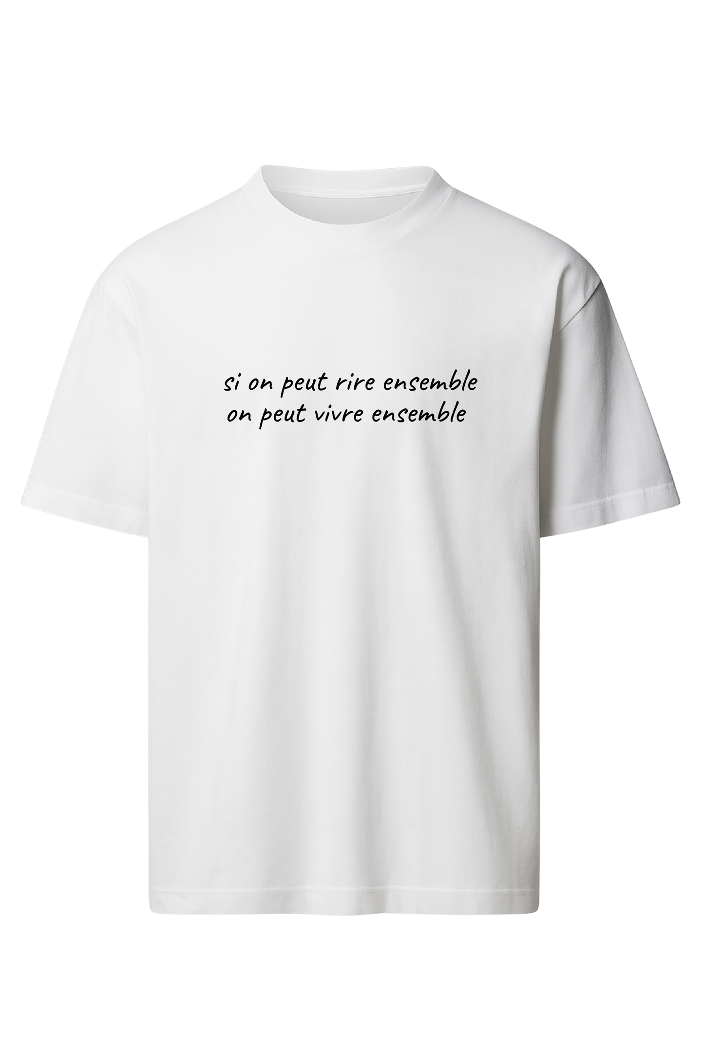 T-shirt "SI ON PEUT RIRE ENSEMBLE"